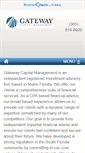 Mobile Screenshot of gatewaycapitalmanagement.net